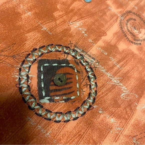 Ruby Rd. Auburn  Embroidered Print Women’s Top Size S Great Condition - Picture 2 of 7